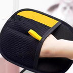 Upgraded Electrostatic Pet Hair Removal Glove - Reusable, Washable Mitt for Furniture, Carpet, Car Seat & Clothing - Efficient Cat & Dog Hair Remover