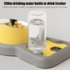 62688146-76fe-44d8-b4ab-d8e7e63e1578.jpeg Pet Feeder Bowls Pet Feeder Water Bottle Set Pet Feeding Bowls And Drinkers 15-Degree Tilt Design Protect Cats Dogd Neck