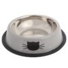 a1c72124-445b-4570-b2f8-8bcb54ba3d6e.jpg Pet Bowls For Small Cats, Non-Slip Stainless Steel Cat Food Bowls With Removable Rubber Base