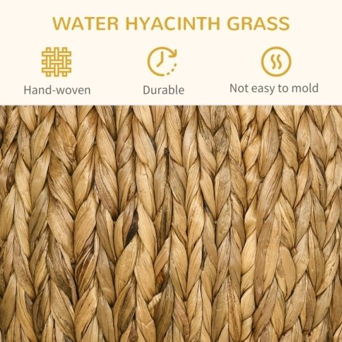 c0e9fc29-9626-4080-bd84-f7c7fe9edfef.jpg PawHut Wicker Cat Bed Cat House Stool With Washable Cushion, 44 X 43 X 41cm