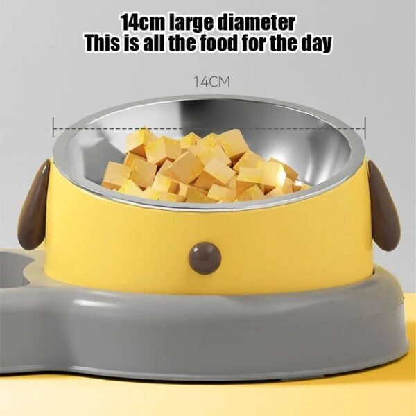 d88ac6b6-92fb-4603-bae5-7144f5387643.jpeg Pet Feeder Bowls Pet Feeder Water Bottle Set Pet Feeding Bowls And Drinkers 15-Degree Tilt Design Protect Cats Dogd Neck