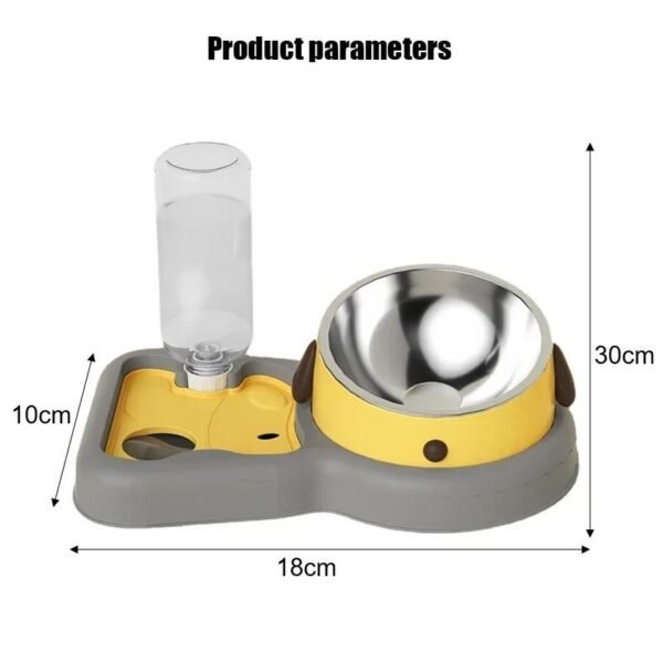 e68e6b2a-b3a0-475b-b410-74db1a775a25.jpeg Pet Feeder Bowls Pet Feeder Water Bottle Set Pet Feeding Bowls And Drinkers 15-Degree Tilt Design Protect Cats Dogd Neck